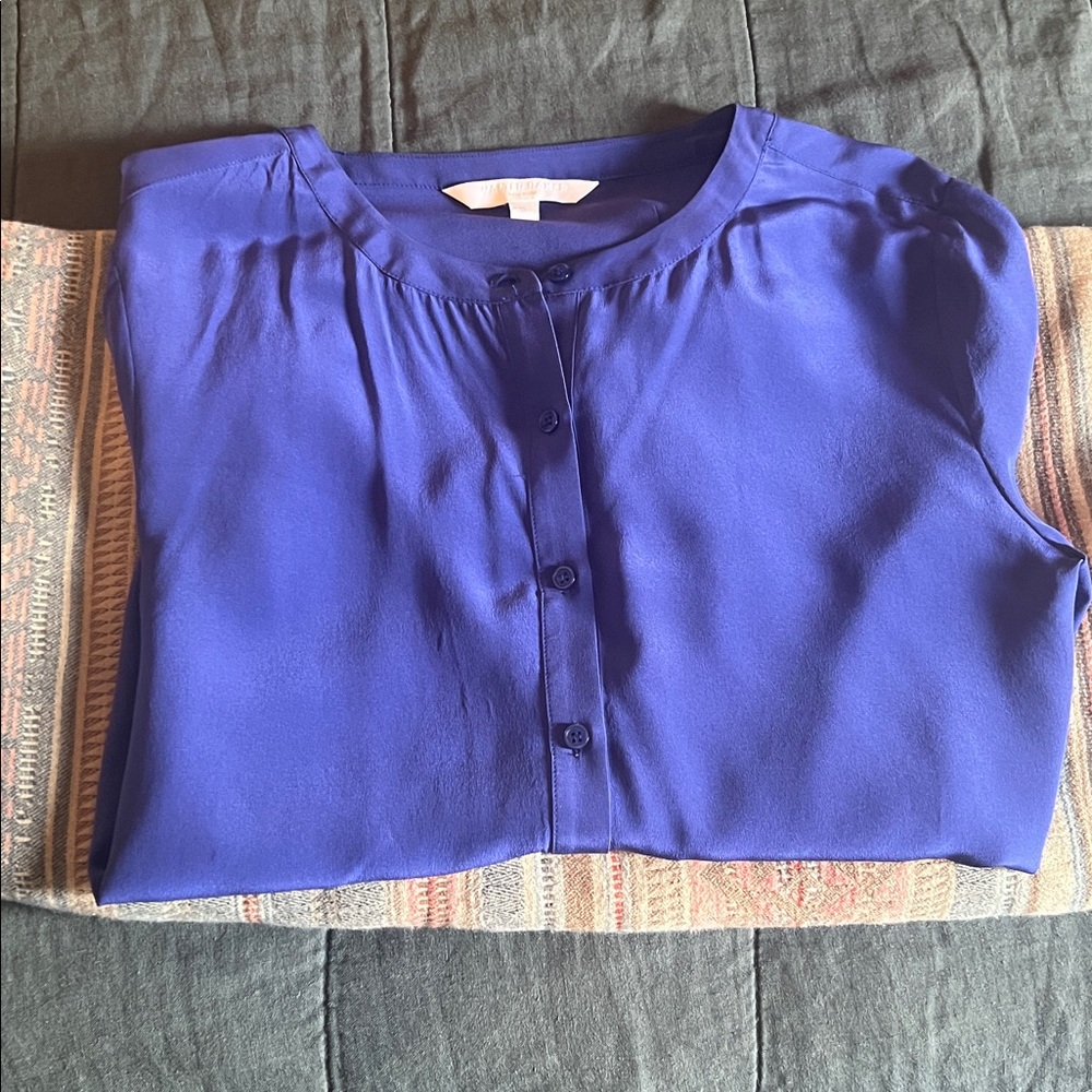 *Sold* Walter Baker Deep Blue Blouse
